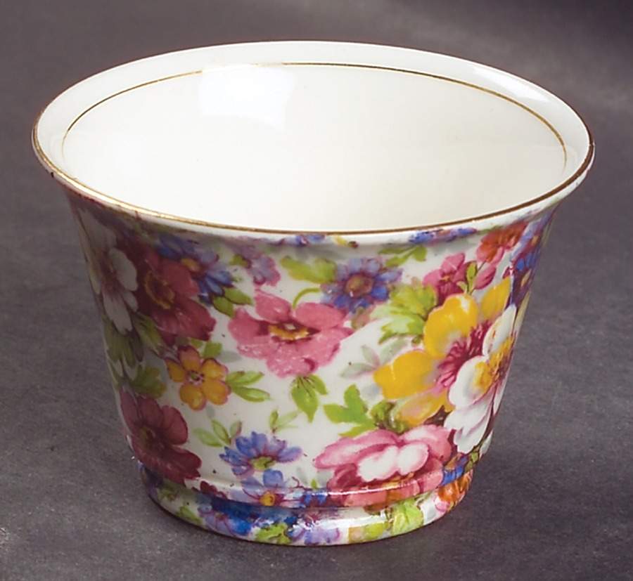 Dubarry (Old, No Globe Backstamp) Mini Open Sugar Bowl by James Kent (England)-1