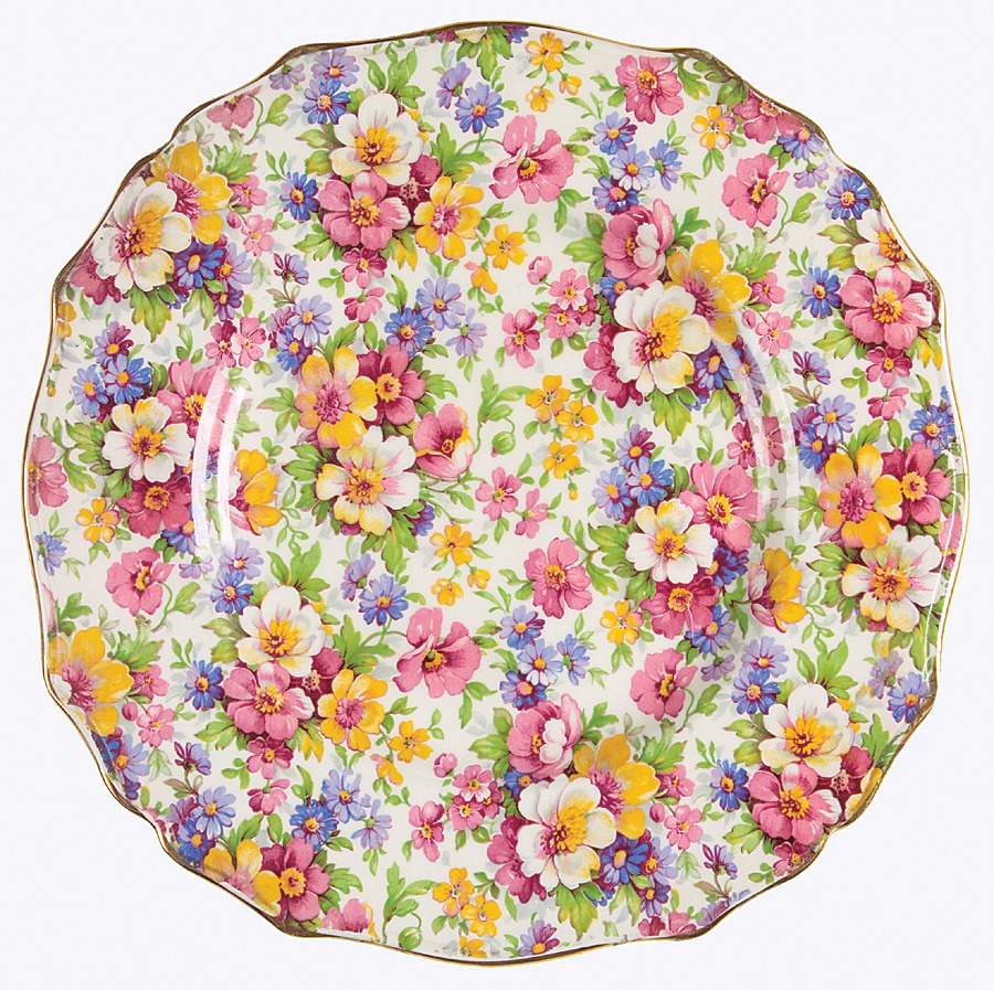 Dubarry (Old, No Globe Backstamp) Salad Plate by James Kent (England)-1