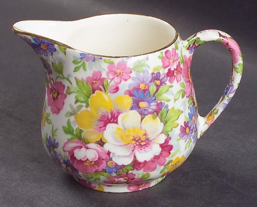 Dubarry (Old, No Globe Backstamp) Mini Creamer by James Kent (England)-1