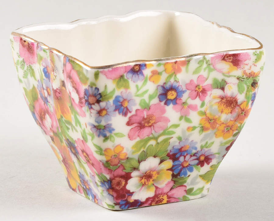 Dubarry (Old, No Globe Backstamp) Open Sugar Bowl by James Kent (England)-1