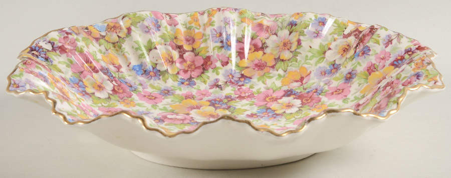 Dubarry (Old, No Globe Backstamp) 9" Oval Shell Tray by James Kent (England)-1