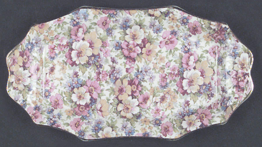 Dubarry (Old, No Globe Backstamp) Large Sandwich Tray by James Kent (England)-1