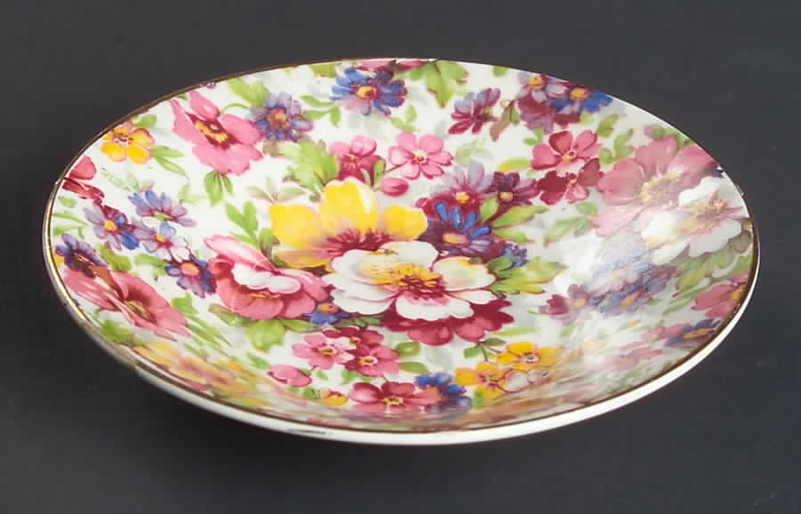 Dubarry (Old, No Globe Backstamp) Saucer for Demitasse Cup by James Kent (England)-1