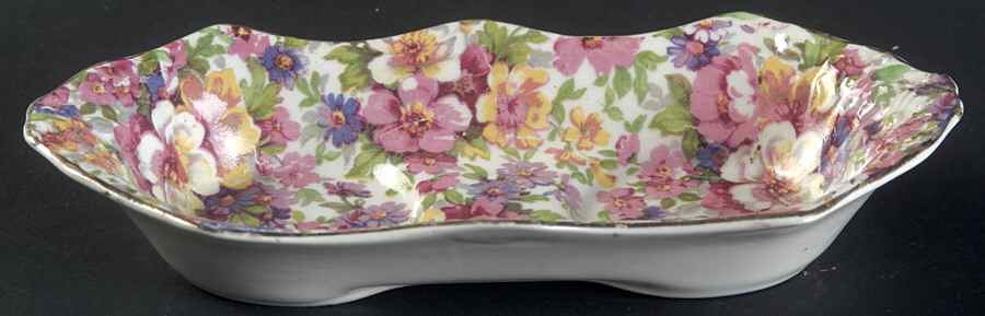 Dubarry (Old, No Globe Backstamp) Tray for Salt and Pepper Set by James Kent (England)-1