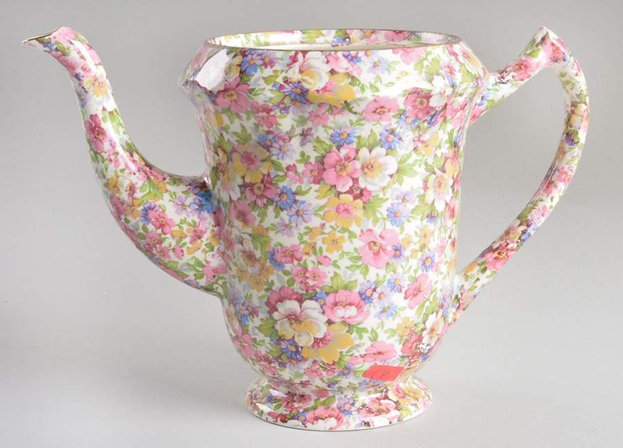 Dubarry (Old, No Globe Backstamp) Granville Coffee Pot No Lid by James Kent (England)-1