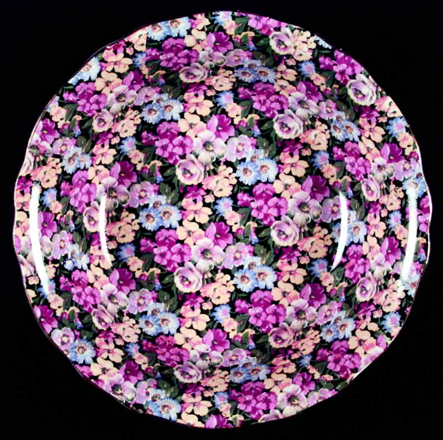 Florita (England) 9" Round Vegetable Bowl by James Kent (England)-1