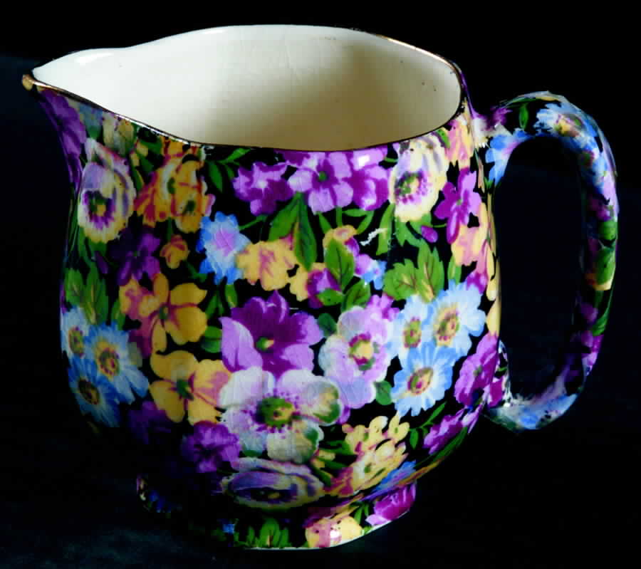 Florita (England) Creamer by James Kent (England)-1