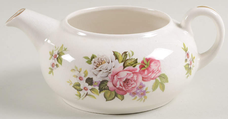 Harmony Rose Mini Stacking Teapot No Lid by James Kent (England)-1