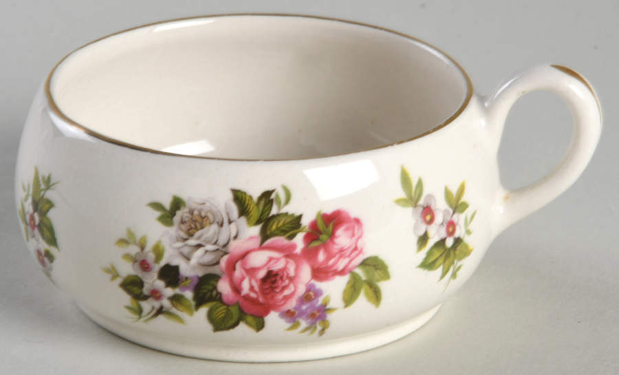 Harmony Rose Stacking Mini Open Sugar Bowl by James Kent (England)-1