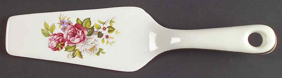 Harmony Rose Solid Ceramic Pie/Cake Server by James Kent (England)-1