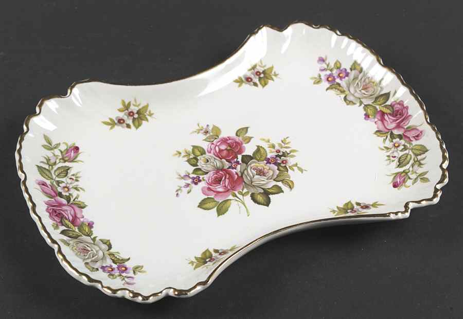 Harmony Rose Pickle Dish by James Kent (England)-1
