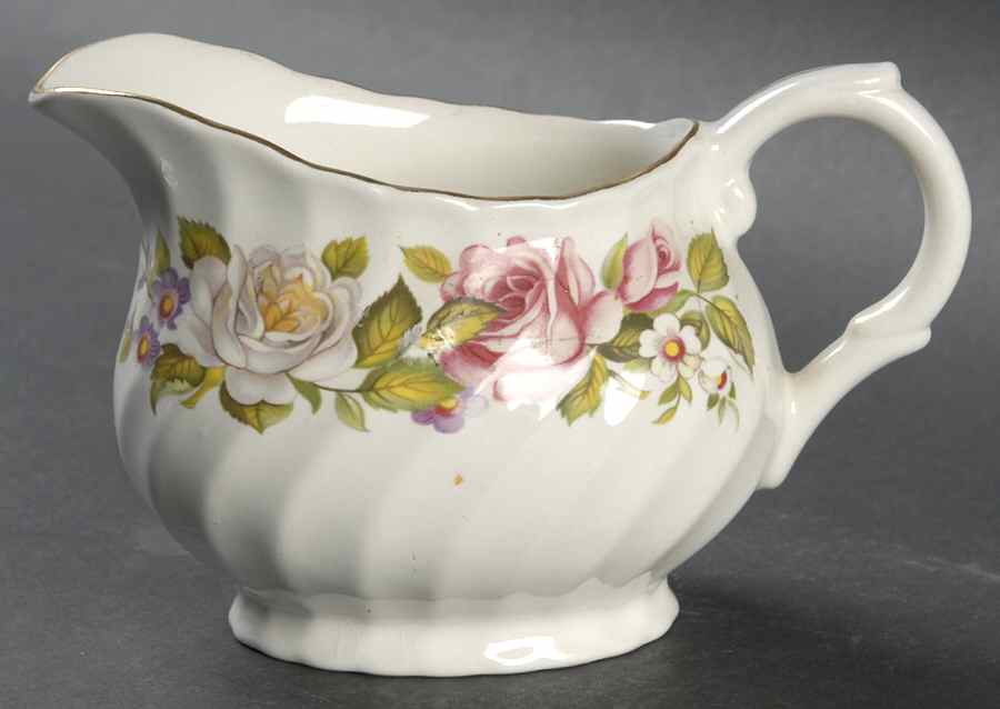 Harmony Rose Creamer by James Kent (England)-1