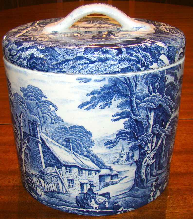 KNT3 Tea Caddy & Lid by James Kent (England)-1