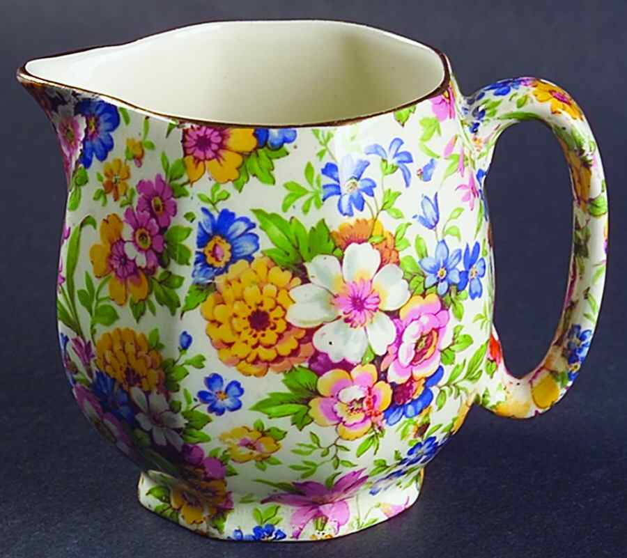 Mille Fleurs Creamer by James Kent (England)-1
