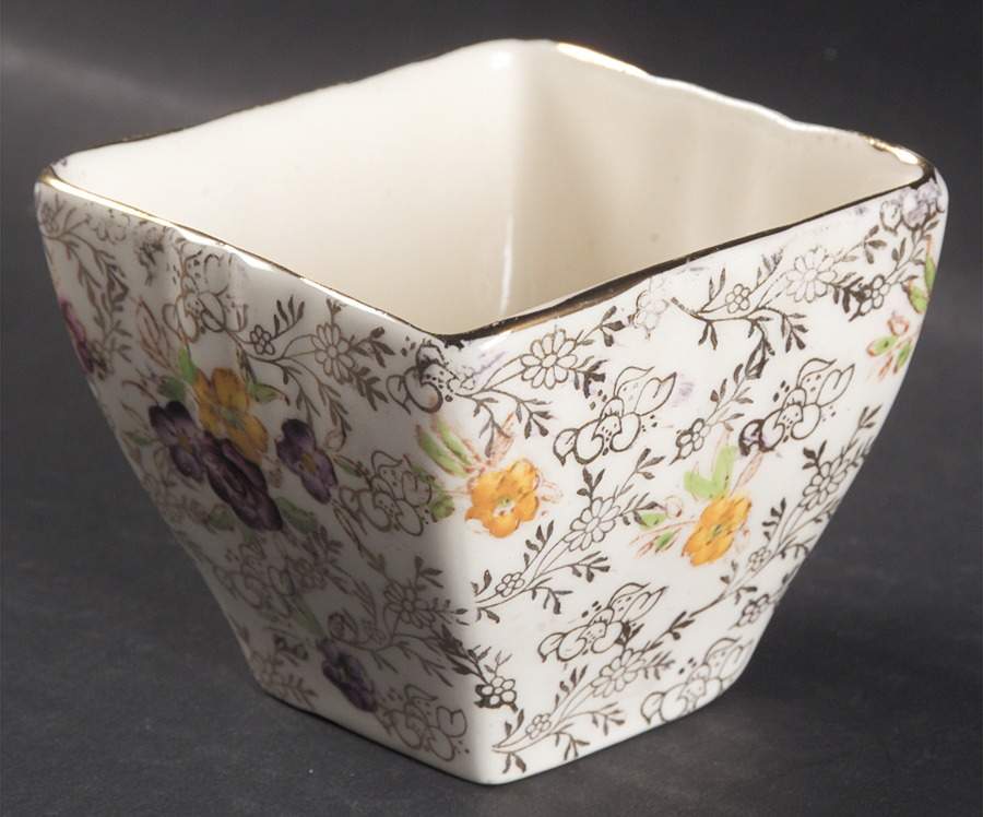 Pearl Delight Open Sugar Bowl by James Kent (England)-1