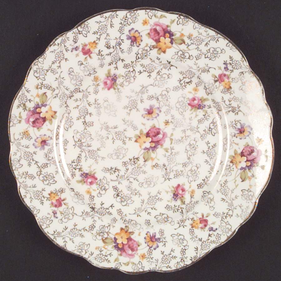 Pearl Delight Salad Plate by James Kent (England)-1