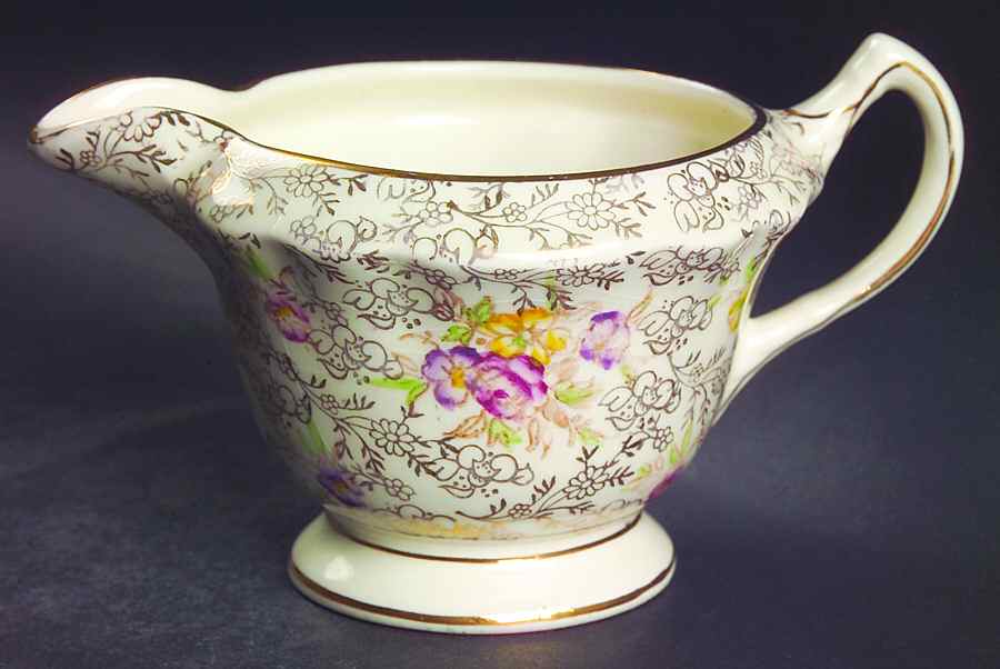 Pearl Delight Creamer by James Kent (England)-1
