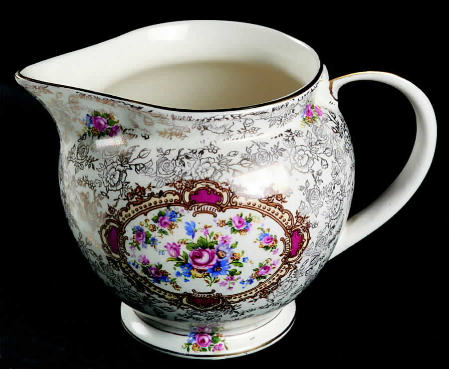 Pompadour (England) 32 Oz Pitcher by James Kent (England)-1