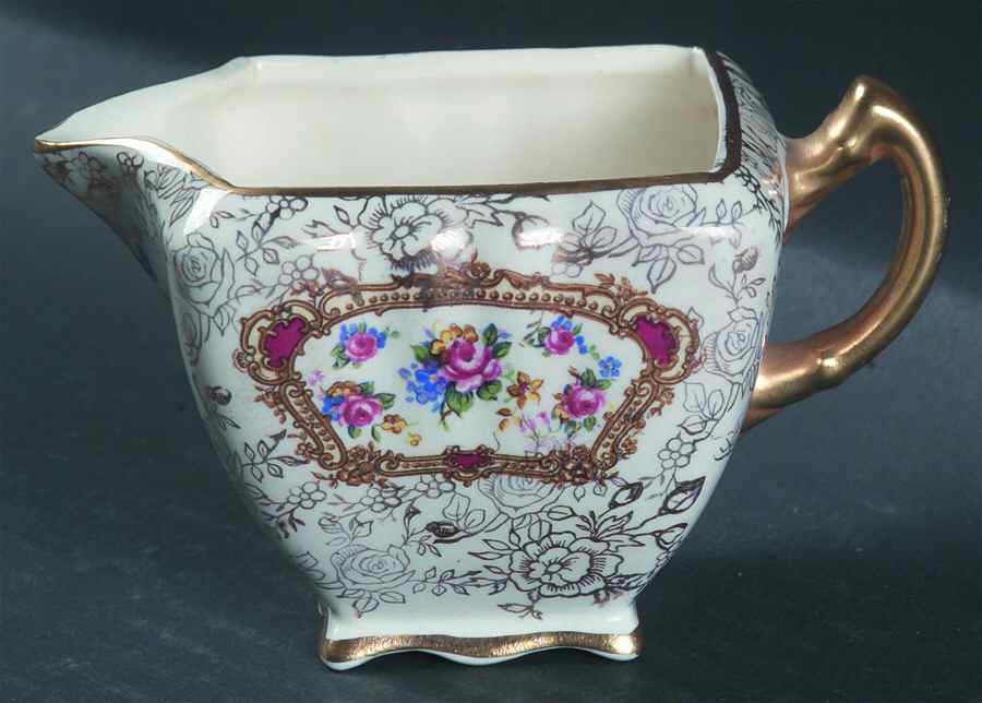 Pompadour (England) Mini Creamer by James Kent (England)-1