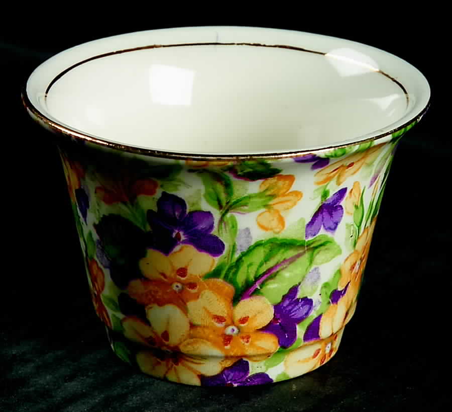 Primula Mini Open Sugar Bowl by James Kent (England)-1