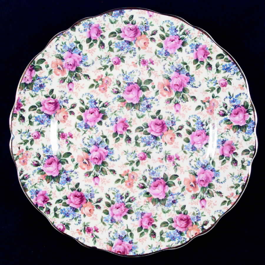 Rosalynde (Old, No Globe Stamp) Dinner Plate by James Kent (England)-1