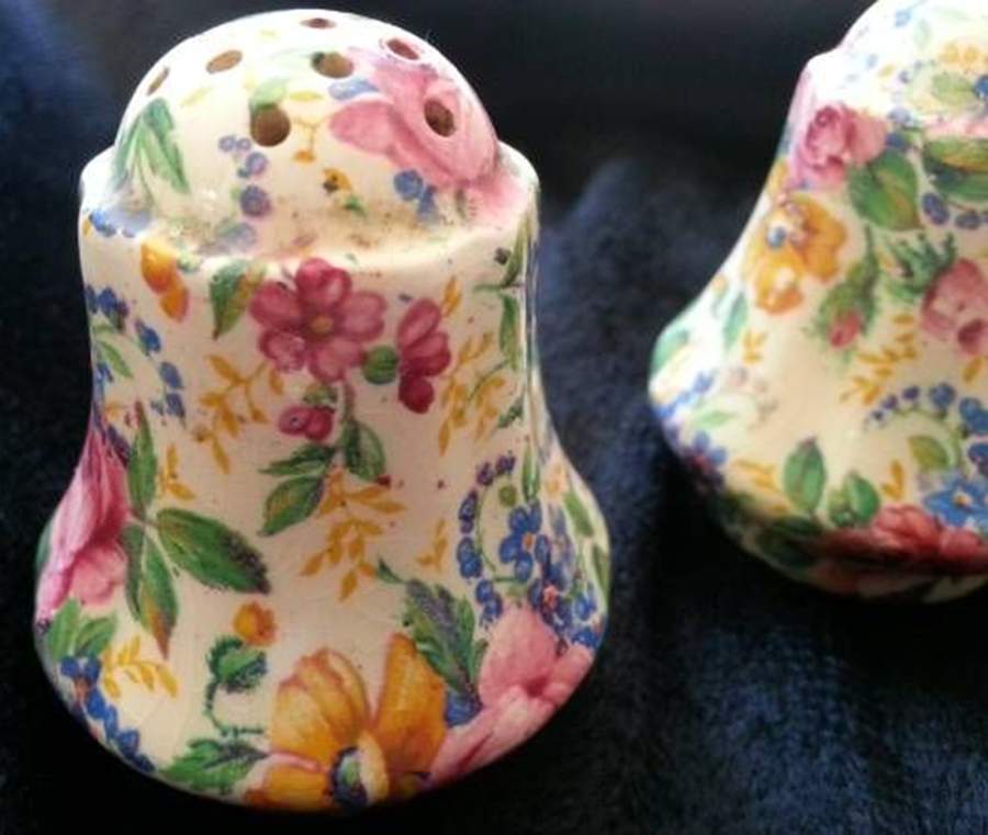 Rosalynde (Old, No Globe Stamp) Pepper Shaker by James Kent (England)-1