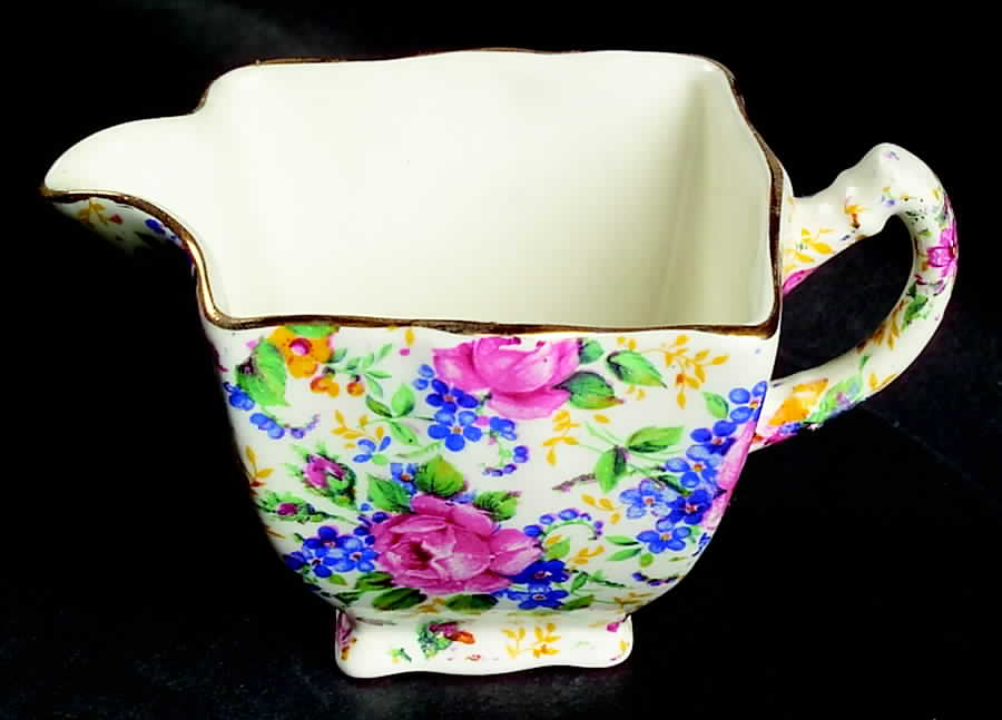Rosalynde (Old, No Globe Stamp) Creamer by James Kent (England)-1