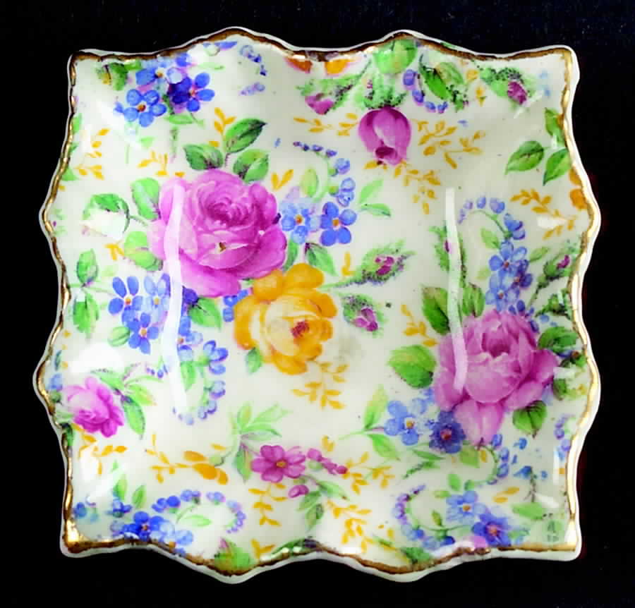 Rosalynde (Old, No Globe Stamp) Individual Nut Dish by James Kent (England)-1