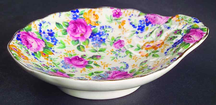 Rosalynde (Old, No Globe Stamp) Shell Shaped Dish by James Kent (England)-1
