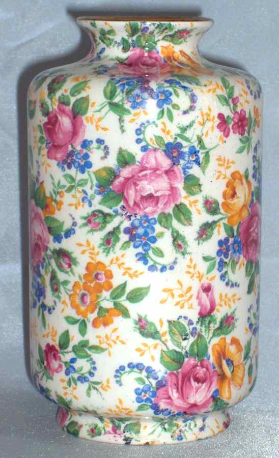 Rosalynde (Old, No Globe Stamp) 5" Aden Bud Vase by James Kent (England)-1