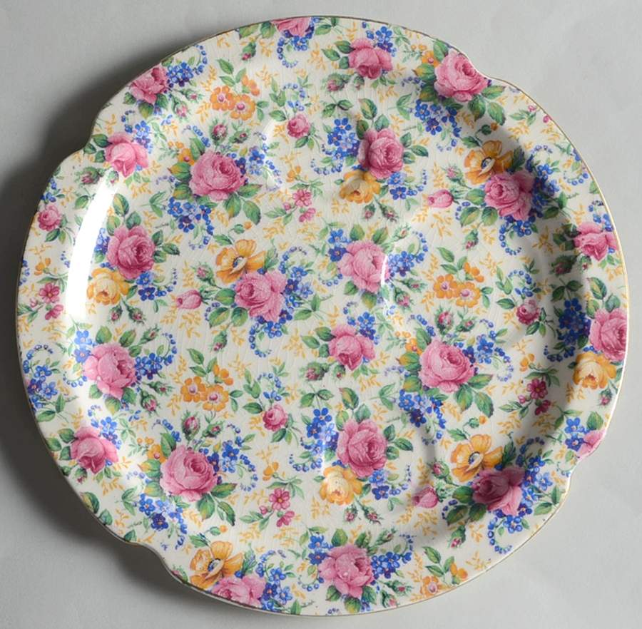 Rosalynde (Old, No Globe Stamp) 5-Piece Breakfast Set, Tray Only by James Kent (England)-1