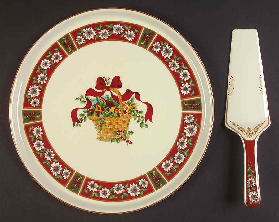 Charlton Hall Cake Plate and Server (Boxed Set) by Kobe-1