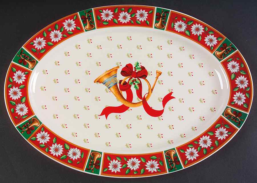 Charlton Hall 16" Oval Serving Platter by Kobe-1