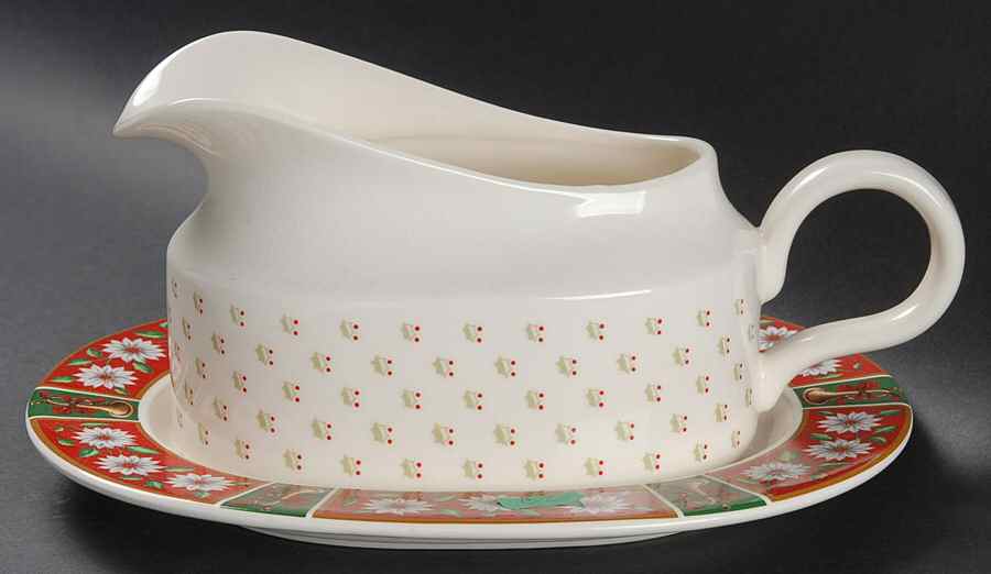 Charlton Hall Gravy Boat & Underplate/Relish by Kobe-1