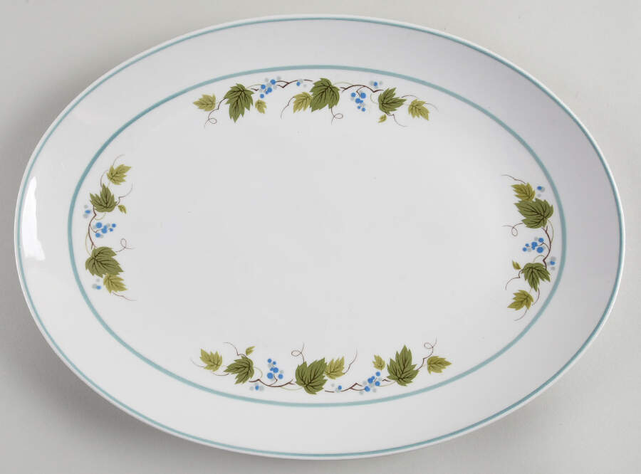 Champagne 13" Oval Serving Platter by Kokura-1