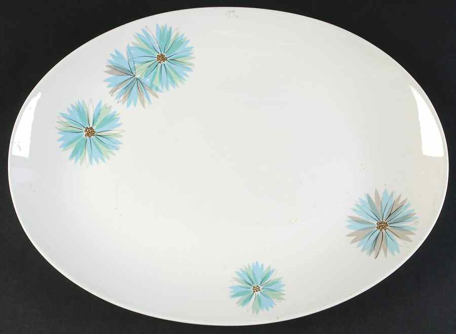 Gay Dawn 14" Oval Serving Platter by Kokura-1