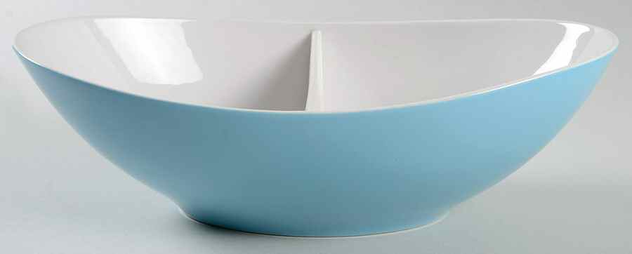 Gay Dawn 11" Oval Divided Vegetable Bowl by Kokura-1