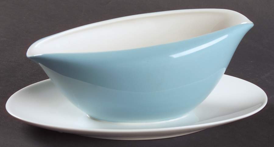 Gay Dawn Gravy Boat with Attached Underplate by Kokura-1