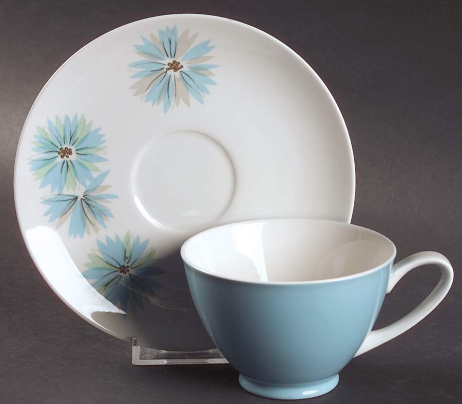 Gay Dawn Footed Cup & Saucer Set by Kokura-1