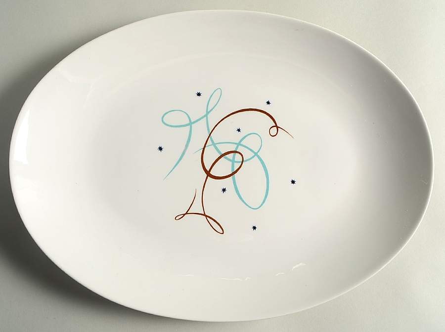Risgay 14" Oval Serving Platter by Kokura-1