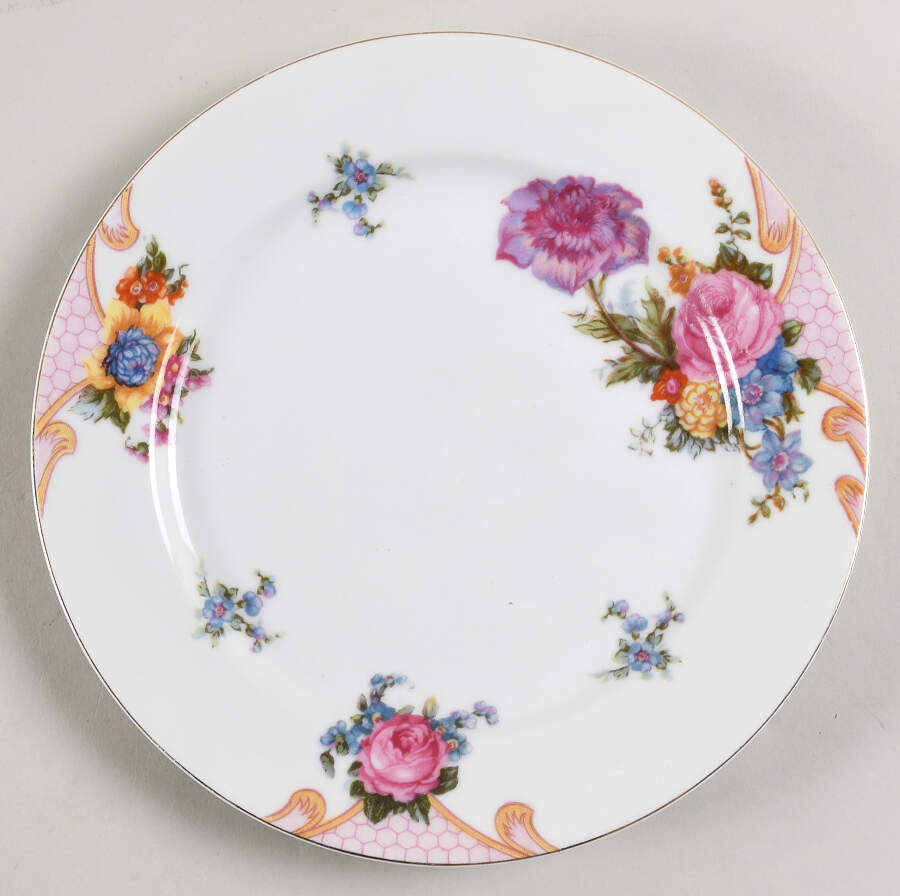 Bridal Rose Salad Plate by Kongo-1