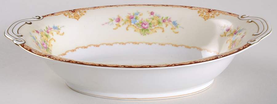 Dudley 10" Oval Vegetable Bowl by Kongo-1
