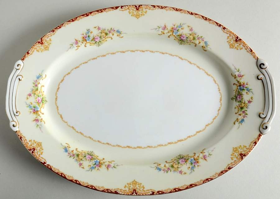 Dudley 13" Oval Serving Platter by Kongo-1