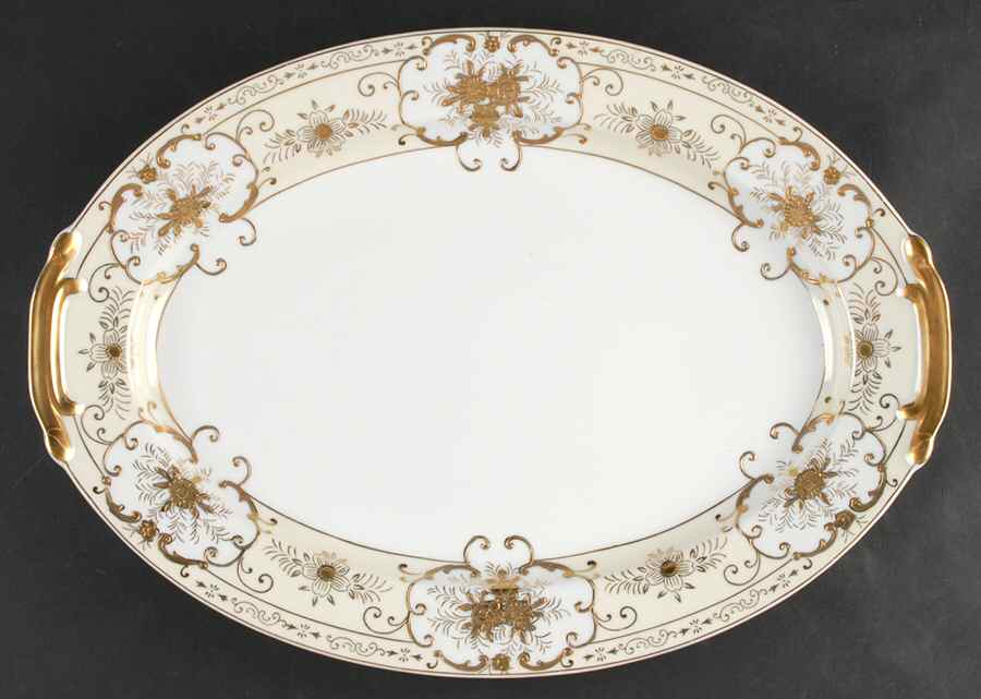 KON1 16" Oval Serving Platter by Kongo-1