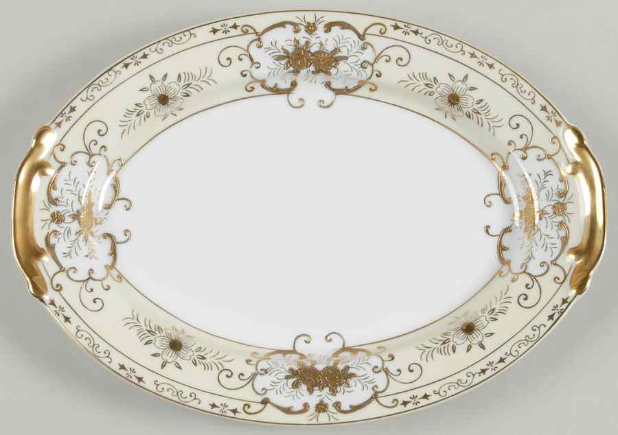 KON1 12" Oval Serving Platter by Kongo-1