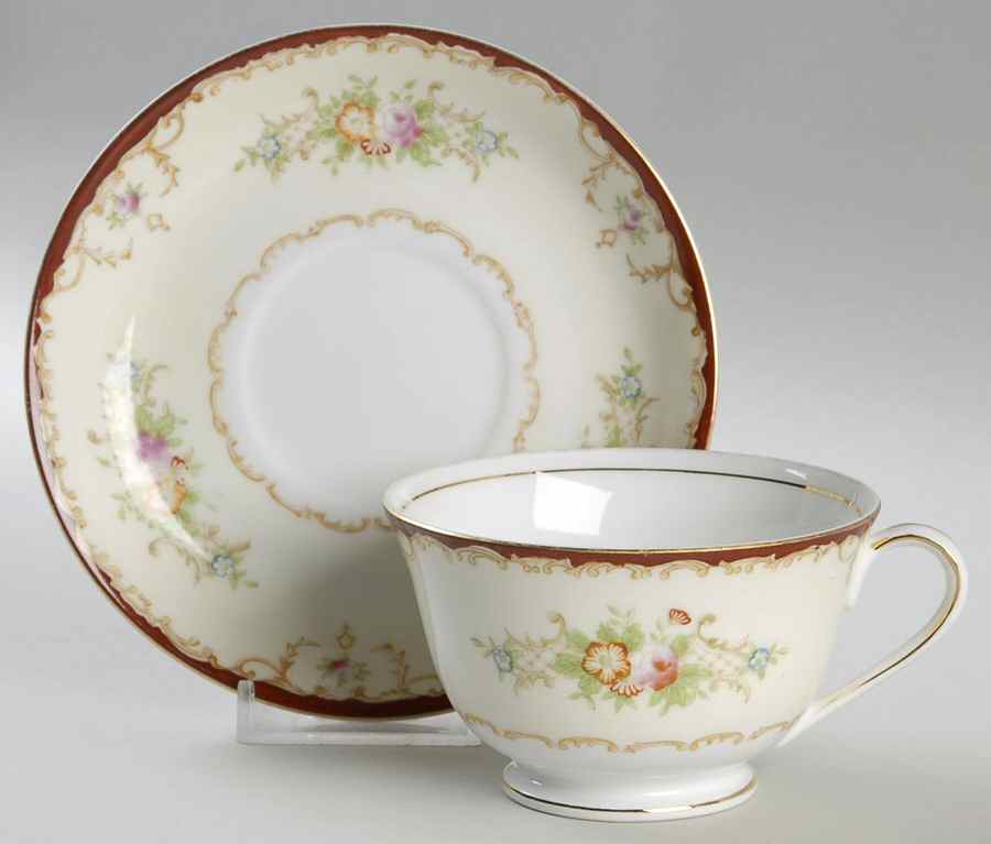 KON10 Footed Cup & Saucer Set by Kongo-1