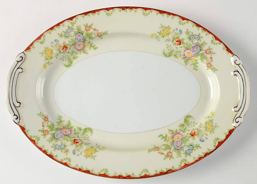 KON12 12" Oval Serving Platter by Kongo-1