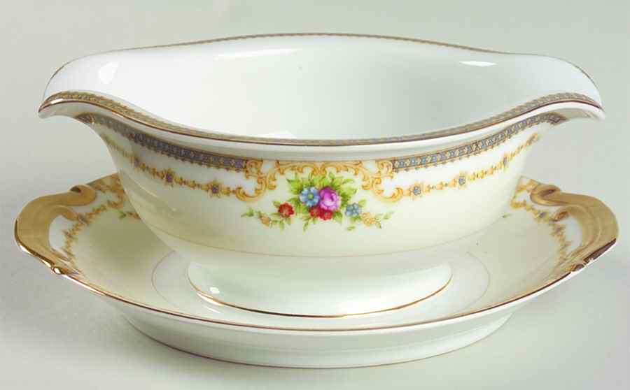KON16 Gravy Boat with Attached Underplate by Kongo-1