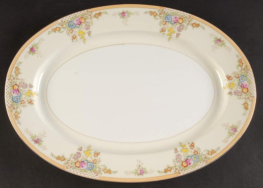 KON2 16" Oval Serving Platter by Kongo-1