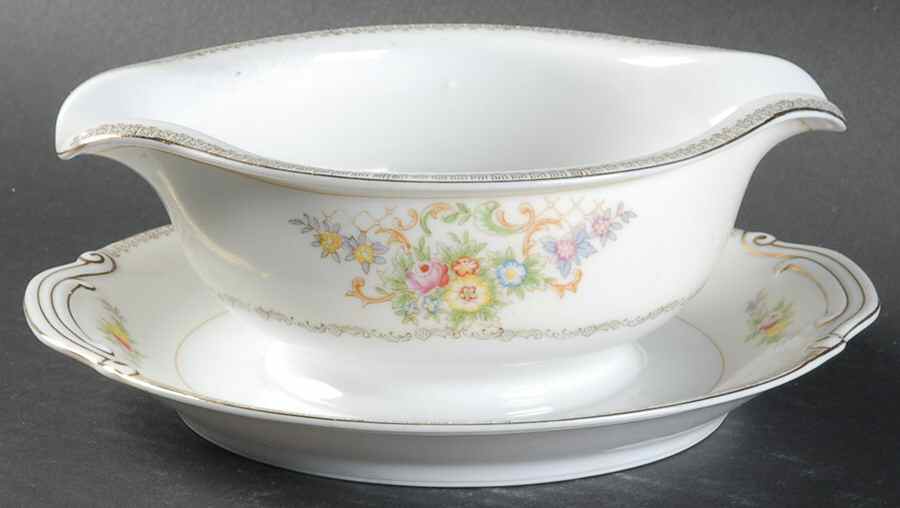 KON22 Gravy Boat with Attached Underplate by Kongo-1
